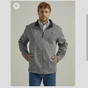 Mens Wrangler George Strait 1/4 Zip